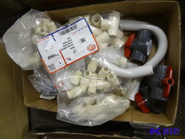 lot 141 image: NEW Large PVCCPVC Plumbing Lot incl. Qty 3 v...