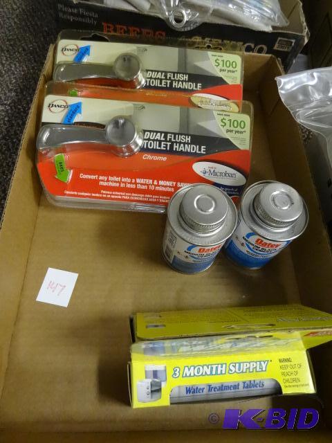 lot 147 image: PLUMBING LOT NEW incl. Qty 2 Best Air Water T...