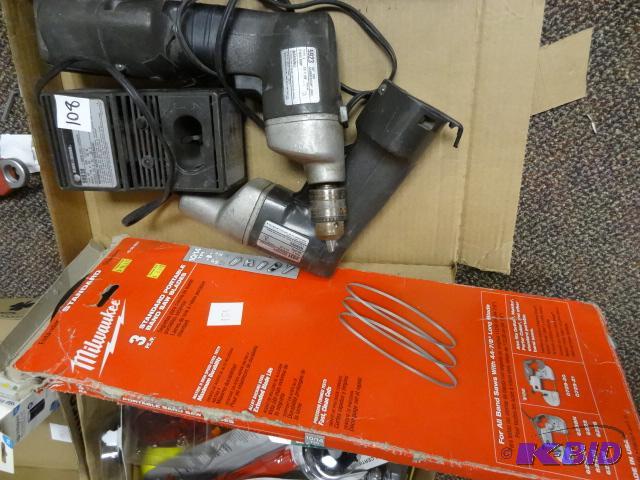 lot 151 image: TOOL LOT incl. NEW Milwaukee Portable Band Sa...