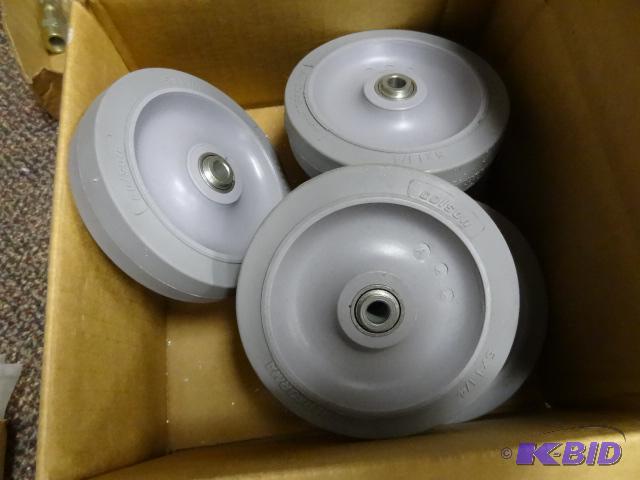 lot 153 image: Qty 5 Colson Hi-Tech Performa Caster Wheels 5...