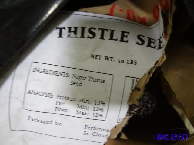 lot 17 image: Approx 40 lbs Nyjer Thistle Seed...