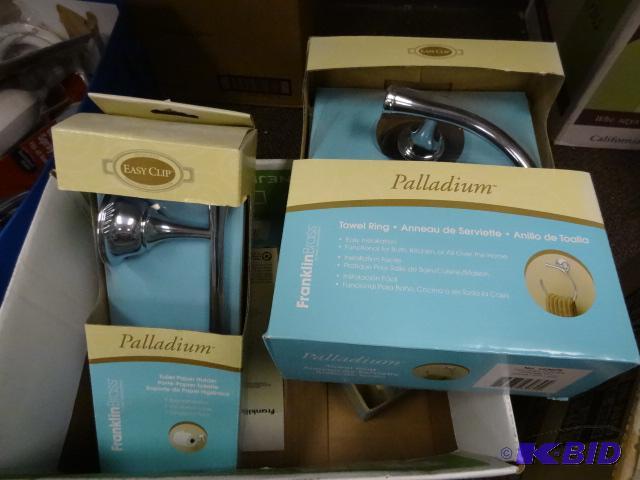 lot 170 image: NEW BATHROOM LOT incl. Franklin Brass Palladi...