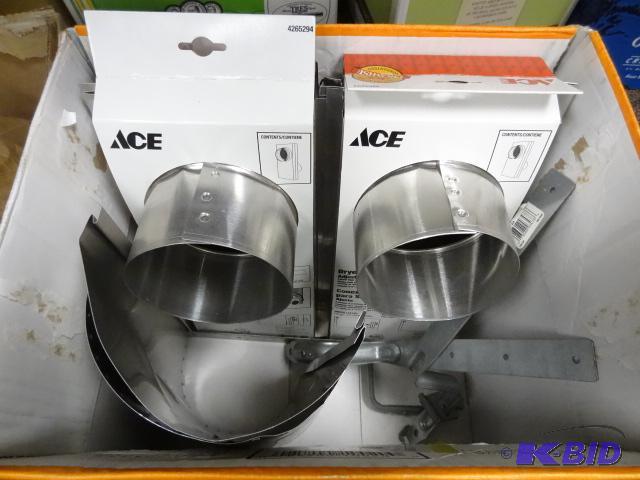 lot 173 image: NEW Ducting LOT incl qty 2 Adjustable Dryer C...