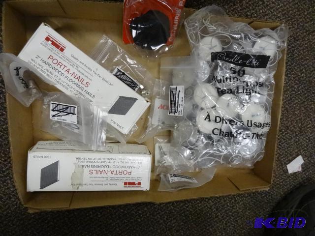 lot 208 image: NEW Misc. Lot incl. 50 Tea Candles, Spray Bot...