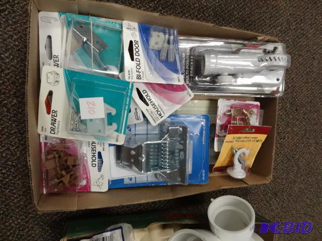 lot 210 image: NEW Misc. HARDWARE LOT incl. Valley Forge Cas...