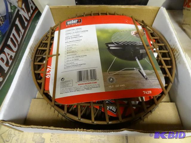 lot 230 image: Qty 6 NEW Weber Original Charcoal Grill Grate...