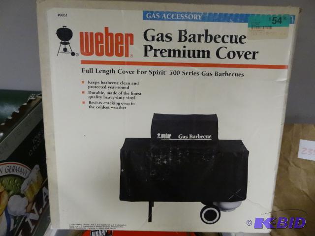 lot 231 image: NEW Weber Original Premium Gas Barbecue Cover...