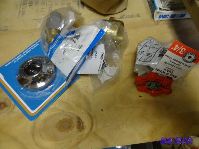 lot 237 image: NEW LOT Misc. Plumbing Valves and Fittings...