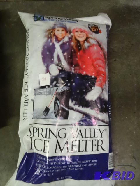 lot 24 image: Spring Valley Ice Melter approx 20 lbs ( I wo...