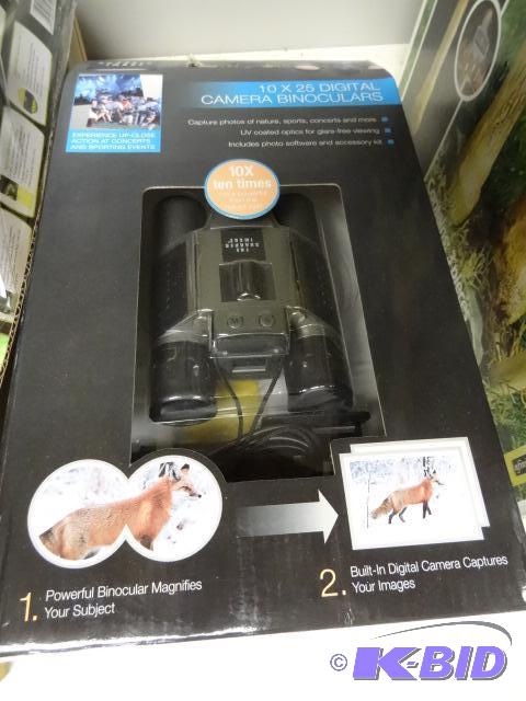 lot 246 image: NEW Sharper Image Digital Camera  Binoculars...