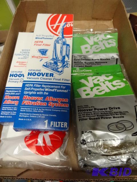 lot 251 image: NEW LOT Hoover HEPA Filters, Type R Vacuum Ba...