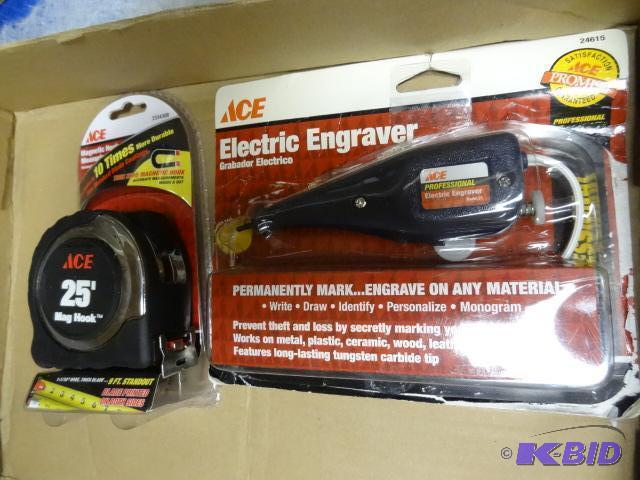 lot 258 image: NEW Tool LOT incl. Ace Electric Engraver and ...