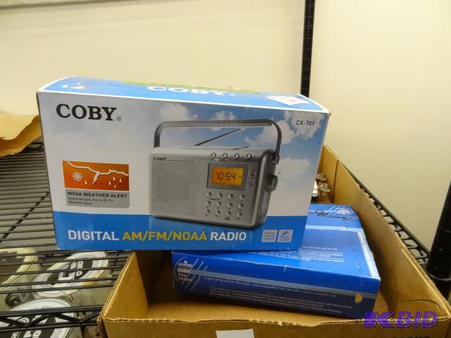lot 278 image: LARGE MISC LOT NEW incl. New Coby NOAA Weathe...