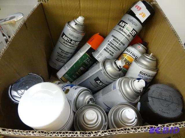 lot 281 image: LARGE LOT NEW CHEMICALS incl. Qty 3 NEW Valsp...