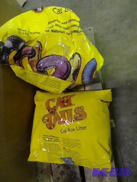 lot 33 image: Approx 70 lbs Cat Tails Kitty Litter (qty 3 p...