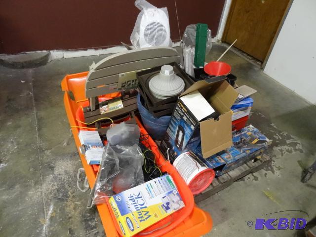 lot 6 image: Entire Pallet of Misc Items. Incl. Optimus po...