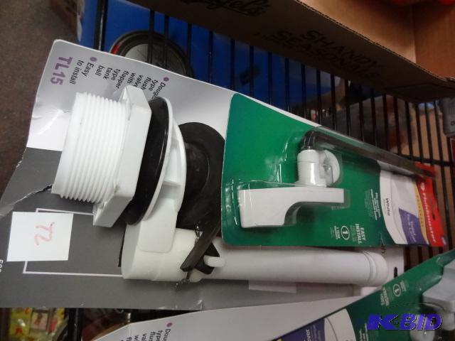 lot 72 image: NEW Ftoilet Flush Valve Replacement Kit and T...