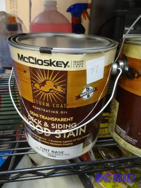 lot 77 image: NEW McCloskey Semi Transparent Penetrating Oi...