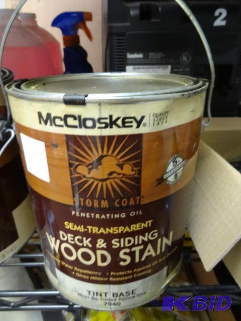 lot 78 image: NEW McCloskey Semi Transparent Penetrating Oi...
