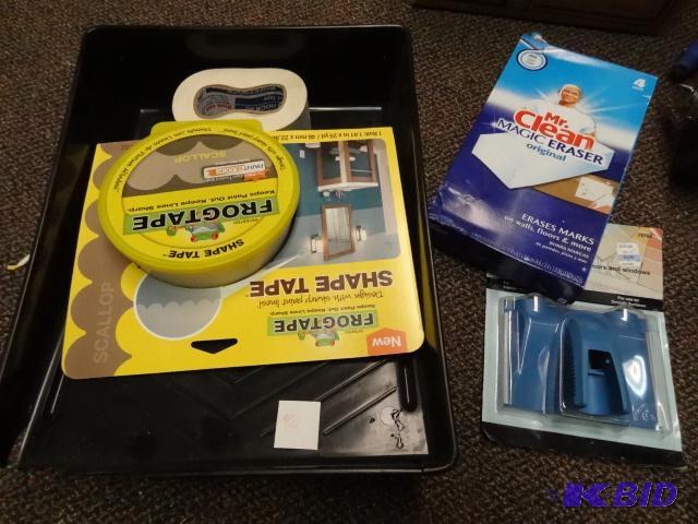 lot 80 image: NEW Painters LOT incl. Frog Tape, Paint Edgin...