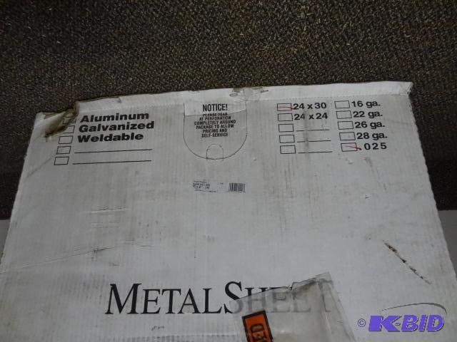 lot 84 image: Qty 5 NEW SteelWorks Aluminum Sheets, 24x30 i...