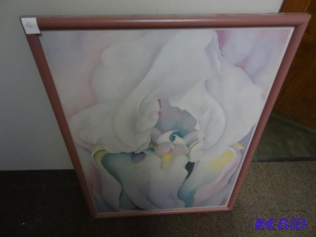 lot 86 image: USED Framed Picture approx. 2x3 ft...