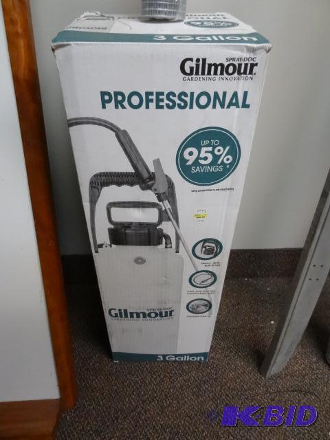lot 98 image: NEW Gilmour Professional 3 gal Sprayer. Appea...