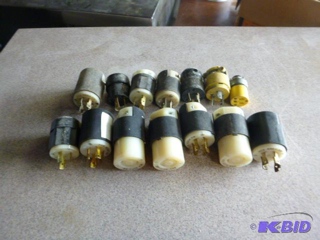 lot 142 image: Lot of Electrical Plugs Singe and 3 phase....