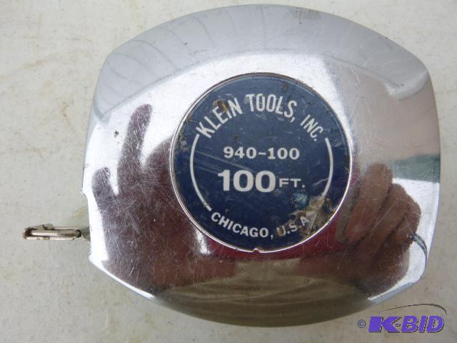 lot 148 image: Klein Tools 940-100 100 Tape Measure...
