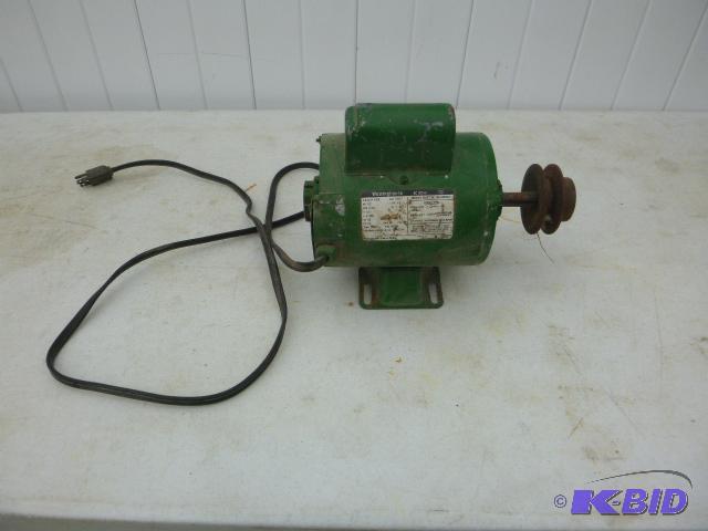 lot 175 image: Westinghouse Electric Motor 12 HP, 1725 RPM,...