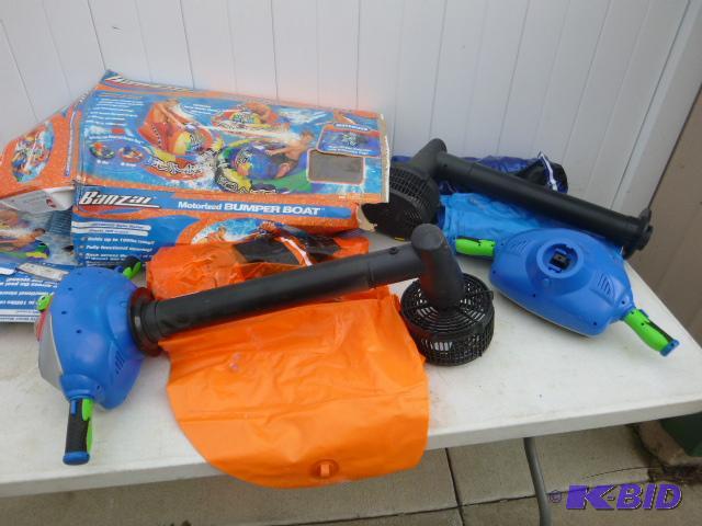lot 177 image: 2 Banzi Motorized Bumper Boats...