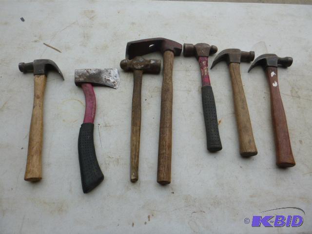 lot 264 image: Lot of Miscellaneous Hammers...