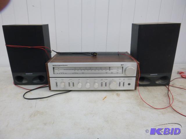 lot 283 image: MCS 3338 Stereo Receiver 210 watts - with Mag...