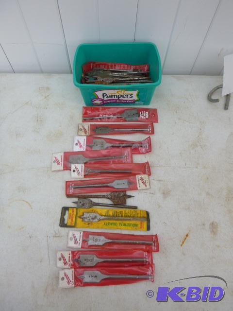 lot 291 image: Lot of Miscellaneous Wood Drill Bits...