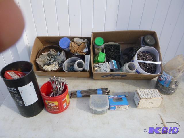 lot 295 image: 2 Boxes of Miscellaneous Hardware...