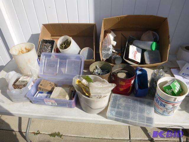 lot 296 image: 2 Boxes of Miscellaneous Hardware...