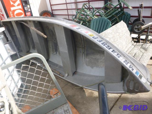 lot 3 image: 1960s&nbsp16 Foot Aluminum Fishing Boat DNR ...