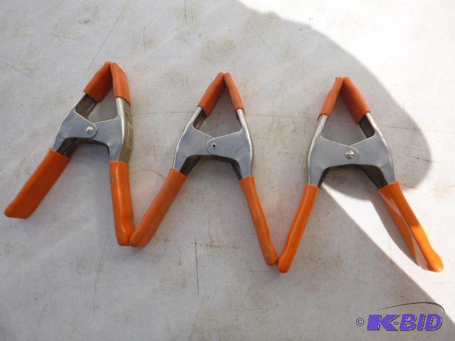 lot 307 image: 3 Pony 3203 9" Clamps...