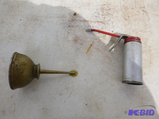 lot 322 image: 2 Vintage Oil Cans...
