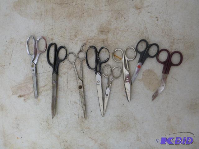 lot 347 image: 8 Scissors ...