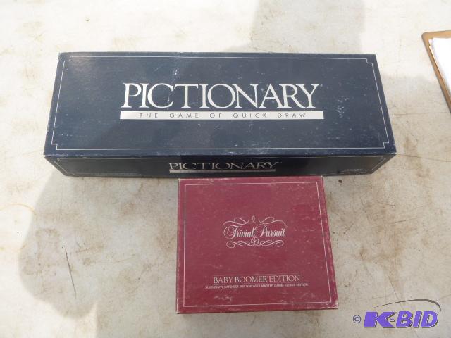 lot 349 image: Pictionary and Trivial&nbspPursuit Games...