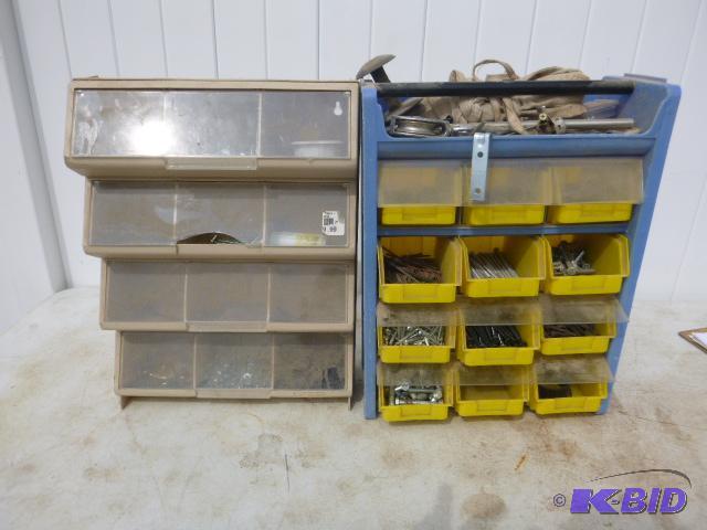 lot 352 image: 2 Parts Bins with Hardware...