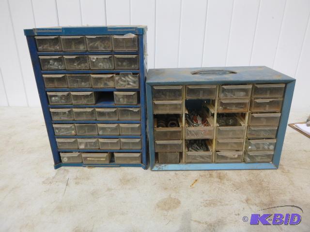 lot 353 image: 2 Parts Bins with Hardware...