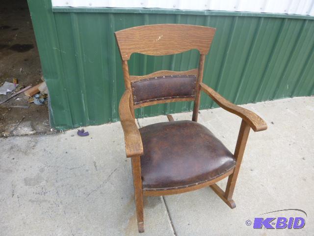 lot 4 image: Vintage Rocking Chair...