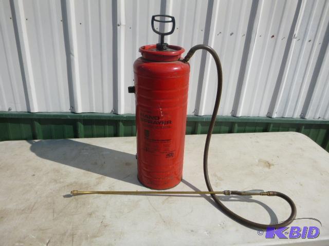 lot 9 image: ProSearch 3 Gallon Metal Hand Sprayer...