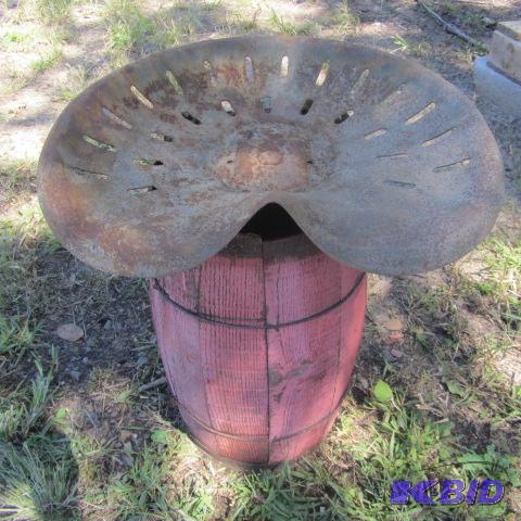 Implement Seat, Nail Keg