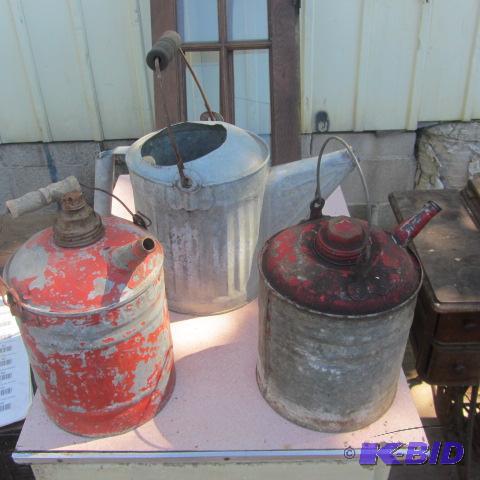 Vintage Fuel, Water Cans