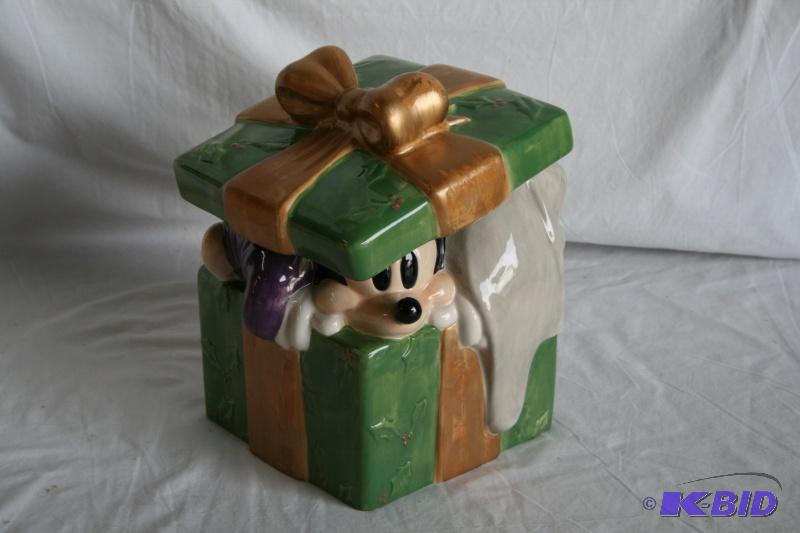 Disney Holiday cookie jar, approx. 11&quot t...