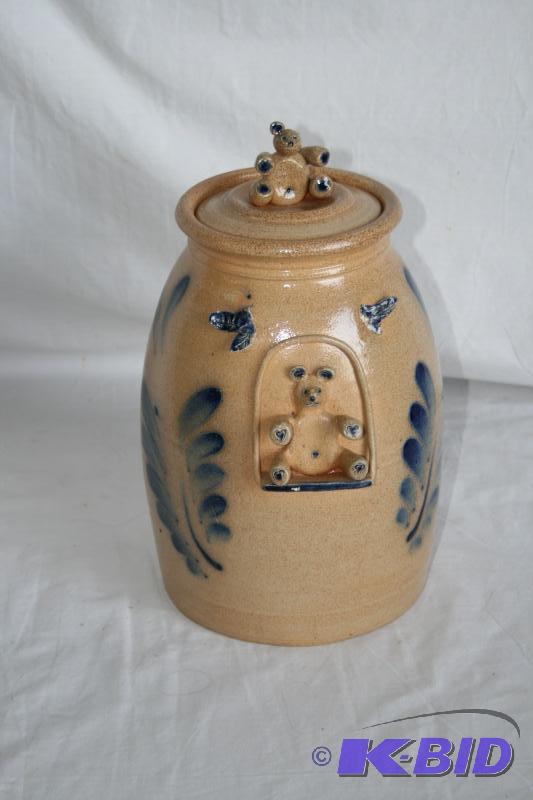 Cookie jar, approx. 13&quot tall, some broke...
