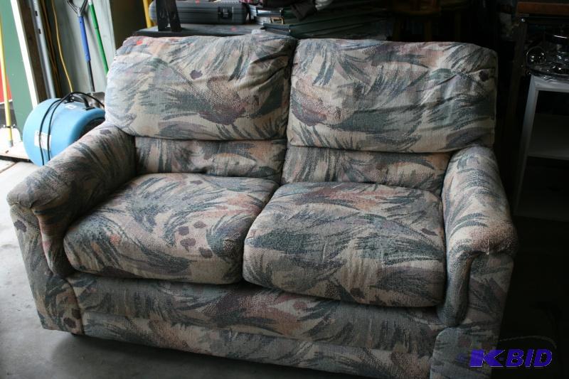 Love seat, 4 9&quot L, heavily used...